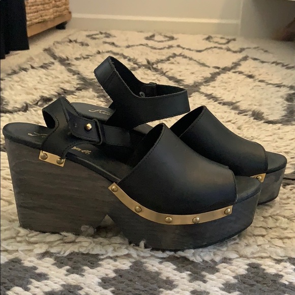 Free People Shoes - Free People Cedar Clog Wedge